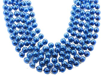 Case Of Beads 48" 16MM Blue 8 Dozen 16 bags of 6